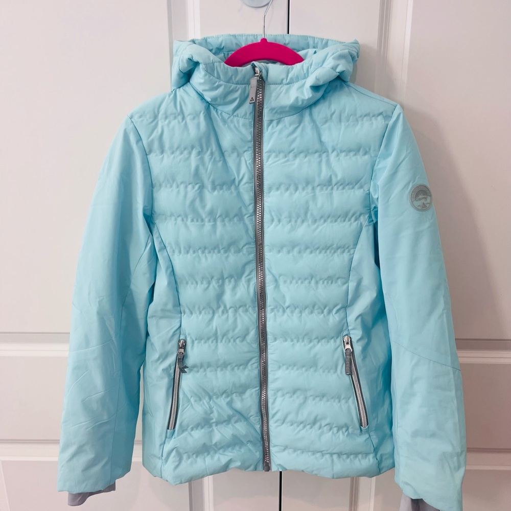 Gerry girls Large 14/16 mid-weight coat in powder blue